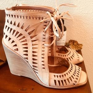 Jeffery Campbell x Free People Rodillo Nude Heels
